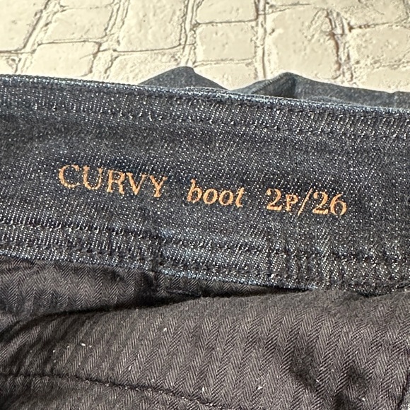 Talbots Curvy Boot Bootcut Jeans Dark Wash Women’s Size 2P 2 Petite - Picture 8 of 16